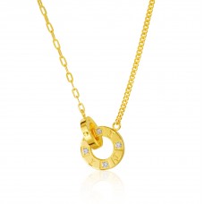 999.9足金點鉆套鏈