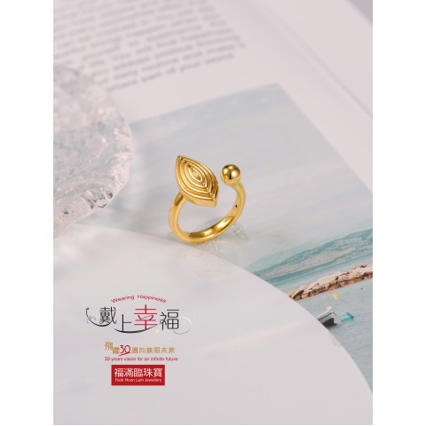 5D系列999足金戒指