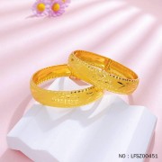 喜結良緣龍鳳呈祥龍鳳手鐲開口龍鳳手鐲/對（面寬約11.8-12.8mm,厚約2.3mm）