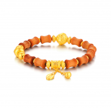 古法經典六字真言葫蘆納福木珠串手鍊